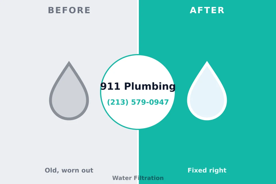 Before and after: plumbing company Fort Lauderdale, FL